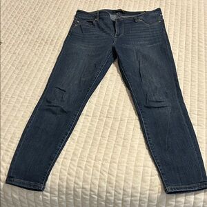 Liverpool Dark Blue Women's Skinny Jeans